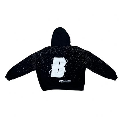 "Blizzard Luxe" Hoodie - Black Ice