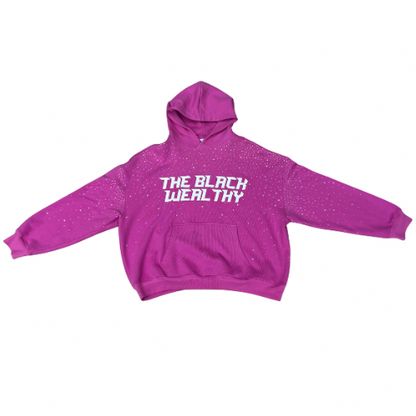 "Blizzard Luxe" Hoodie - Frosted Rose