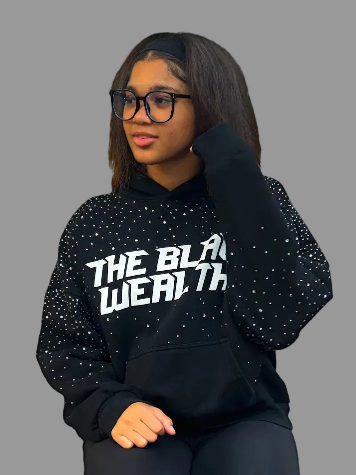 "Blizzard Luxe" Hoodie - Black Ice